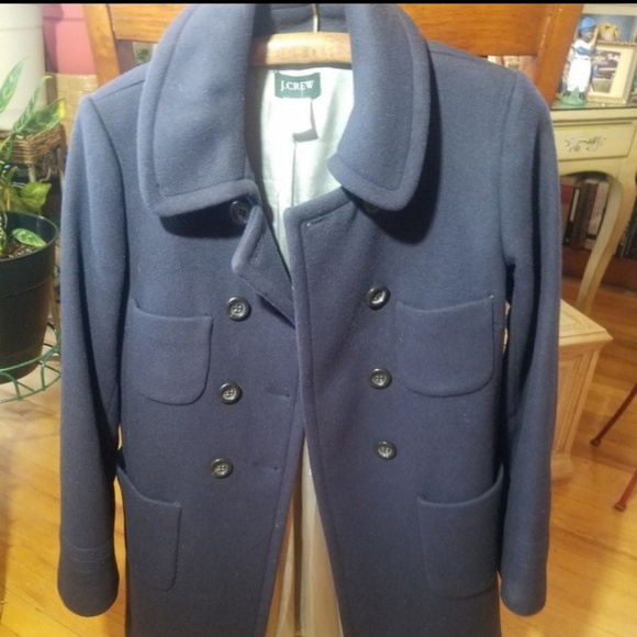 J. Crew Coat Cashmere and Wool Coat - Picture 7 of 8
